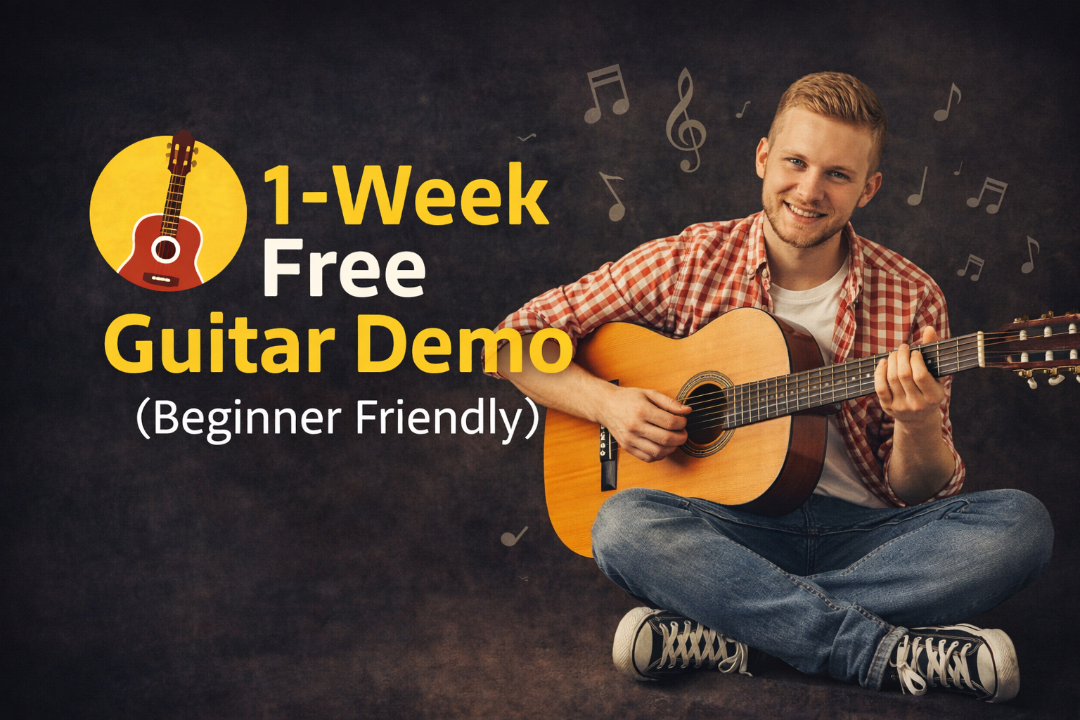 1-Week Free Guitar Demo(Beginner Friendly)